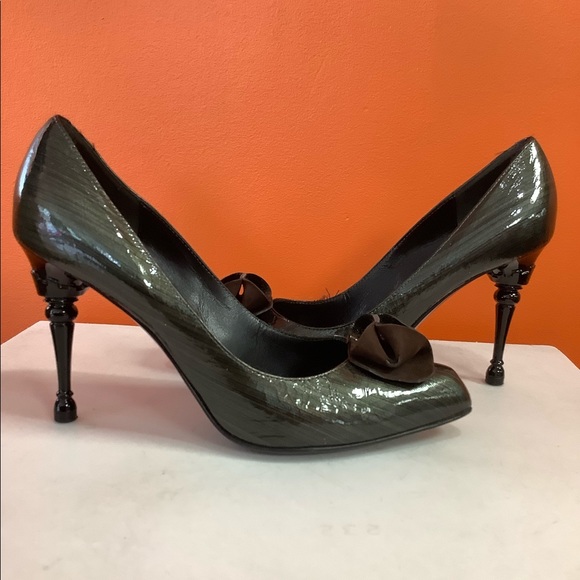 Celine Jade Green Pumps - Picture 2 of 12